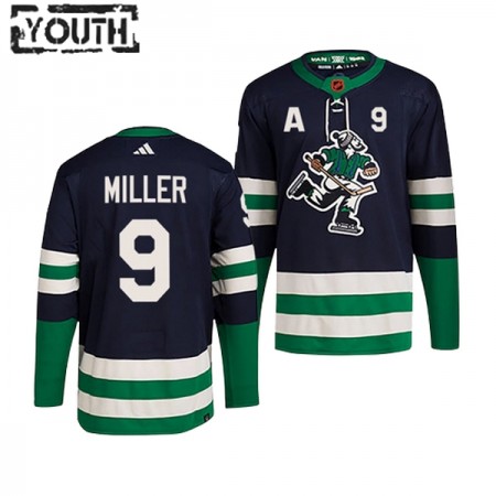 Vancouver Canucks Trikot JT Miller 9 Adidas 2022-23 Navy Reverse Retro 2.0 Authentic - Kinder